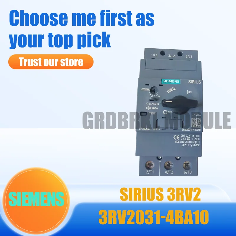 Brand New Original SIEMENS 3RV2031-4BA10 Motor Protection Circuit Breaker
Brand New Original SIEMENS 3RV2031-4BA10 Motor Protection Circuit Breaker