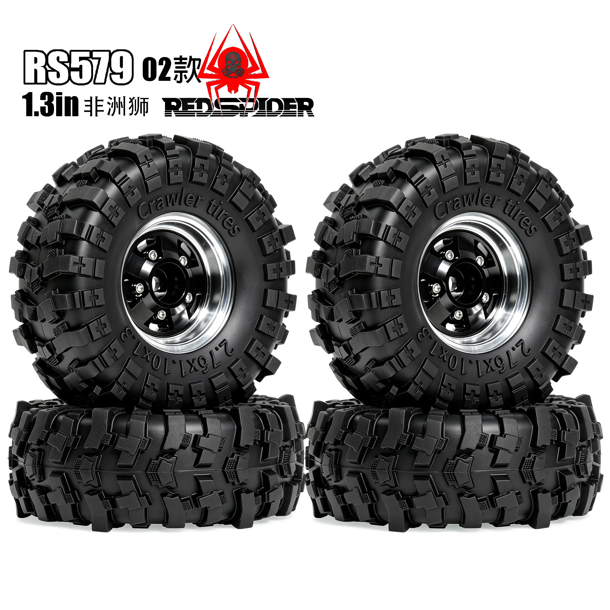 RED SPIDER 4Pcs1.3 70/28 mm Inch Beadlock Wheel Rim Tire Aluminum Alloy for 1/18 SCX24 FMS Ascent-18 Axial FCX24 Upgrade Parts
RED SPIDER 4Pcs1.3 70/28 mm Inch Beadlock Wheel Rim Tire Aluminum Alloy for 1/18 SCX24 FMS Ascent-18 Axial FCX24 Upgrade Parts