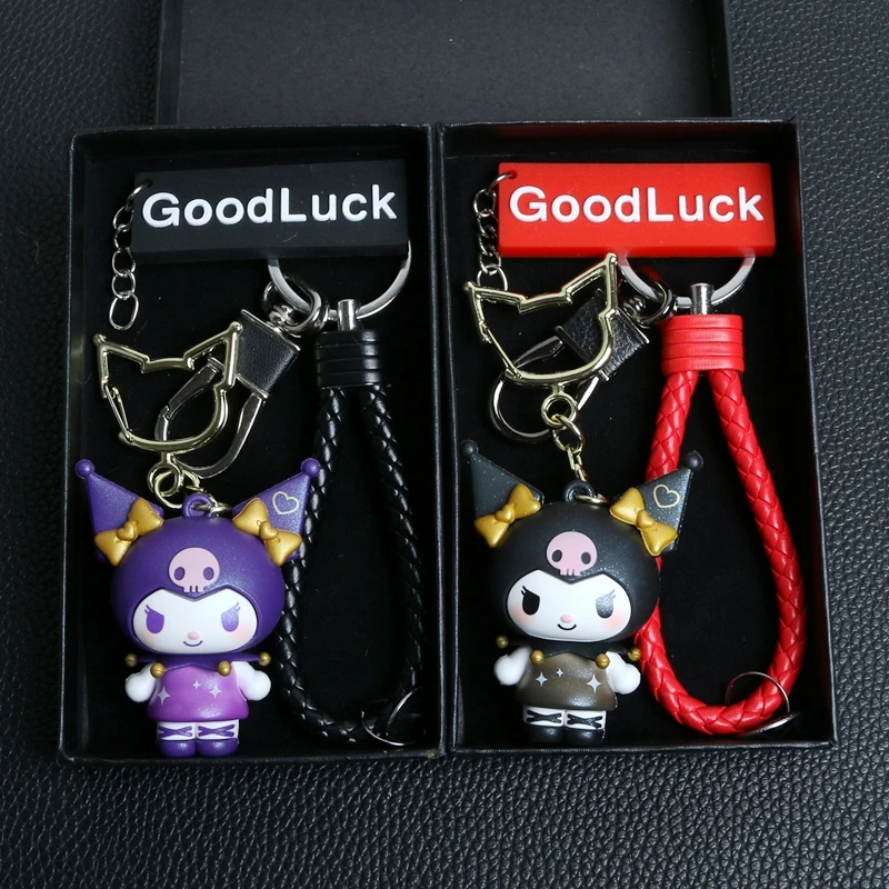 Cute cartoon Kulomi keychain pendant doll Sanrio bag hanging ornament couple gift keychain accessories
Cute cartoon Kulomi keychain pendant doll Sanrio bag hanging ornament couple gift keychain accessories