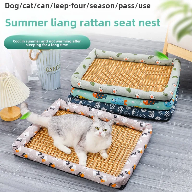 Handmade Summer Cat Beds, Pet Cooling Pads, Summer Pet Dog Beds, and Easy To Clean Dog Houses, Pet Supplies
Handmade Summer Cat Beds, Pet Cooling Pads, Summer Pet Dog Beds, and Easy To Clean Dog Houses, Pet Supplies