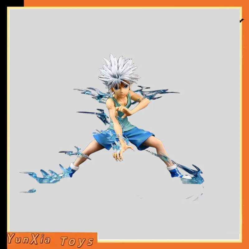 Hunter X Hunter Godspeed Killua Zoldyck Zook Battle Action Figure 19cm PVC Collectible Statue Desktop Decoration For Anime Fans
Hunter X Hunter Godspeed Killua Zoldyck Zook Battle Action Figure 19cm PVC Collectible Statue Desktop Decoration For Anime Fans