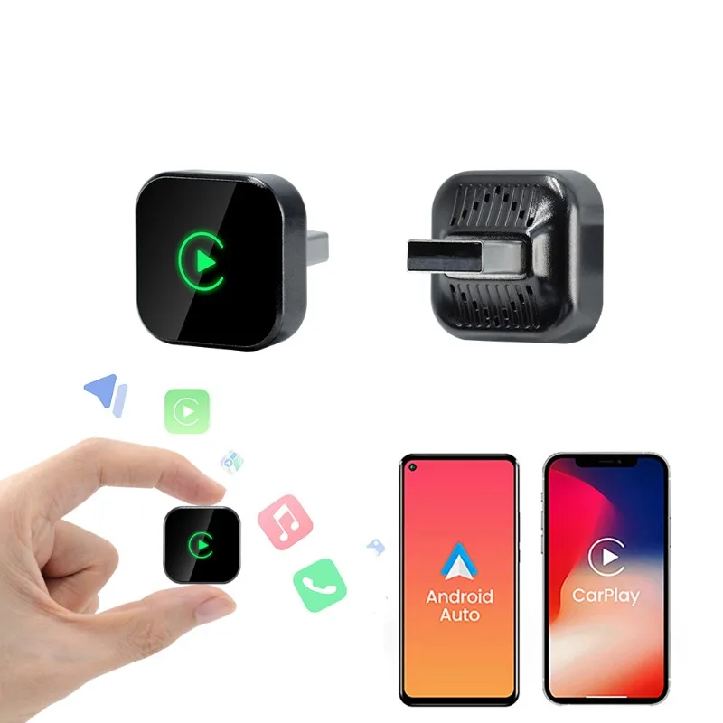 Мини-адаптер Wireless CarPlay и Android Auto, CarPlay Dongle Plug & Play, с USB/USB-C, быстрым автоматическим подключением, без задержки
Мини-адаптер Wireless CarPlay и Android Auto, CarPlay Dongle Plug & Play, с USB/USB-C, быстрым автоматическим подключением, без задержки