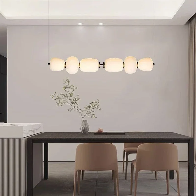Modern Simple Long Strip Glass Ball Led Pendant Lights for Living Dining Table Room Kitchen Island Home Decor Hanging Fixture
Modern Simple Long Strip Glass Ball Led Pendant Lights for Living Dining Table Room Kitchen Island Home Decor Hanging Fixture