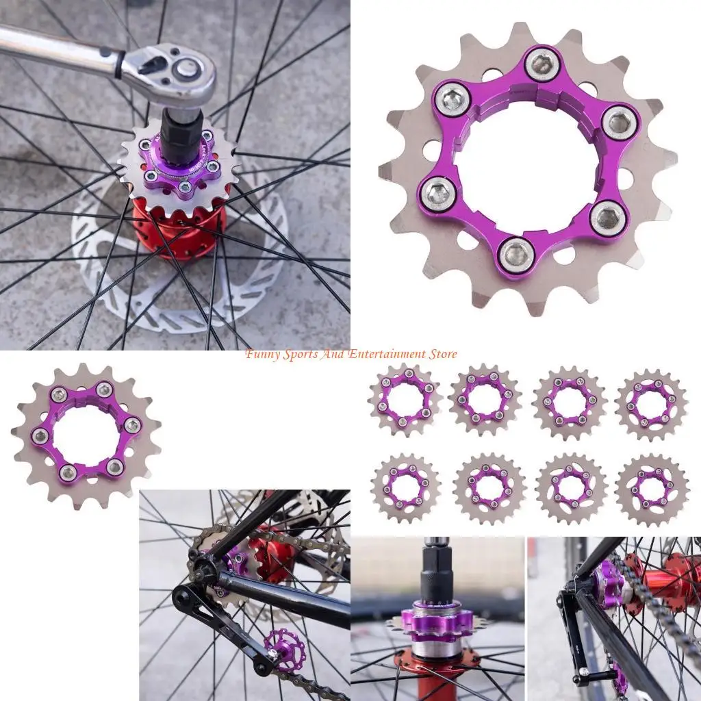 Деталь звездочки свободного хода односкоростного маховика C4DE для долговечного велосипеда с фиксированной передачей
Деталь звездочки свободного хода односкоростного маховика C4DE для долговечного велосипеда с фиксированной передачей