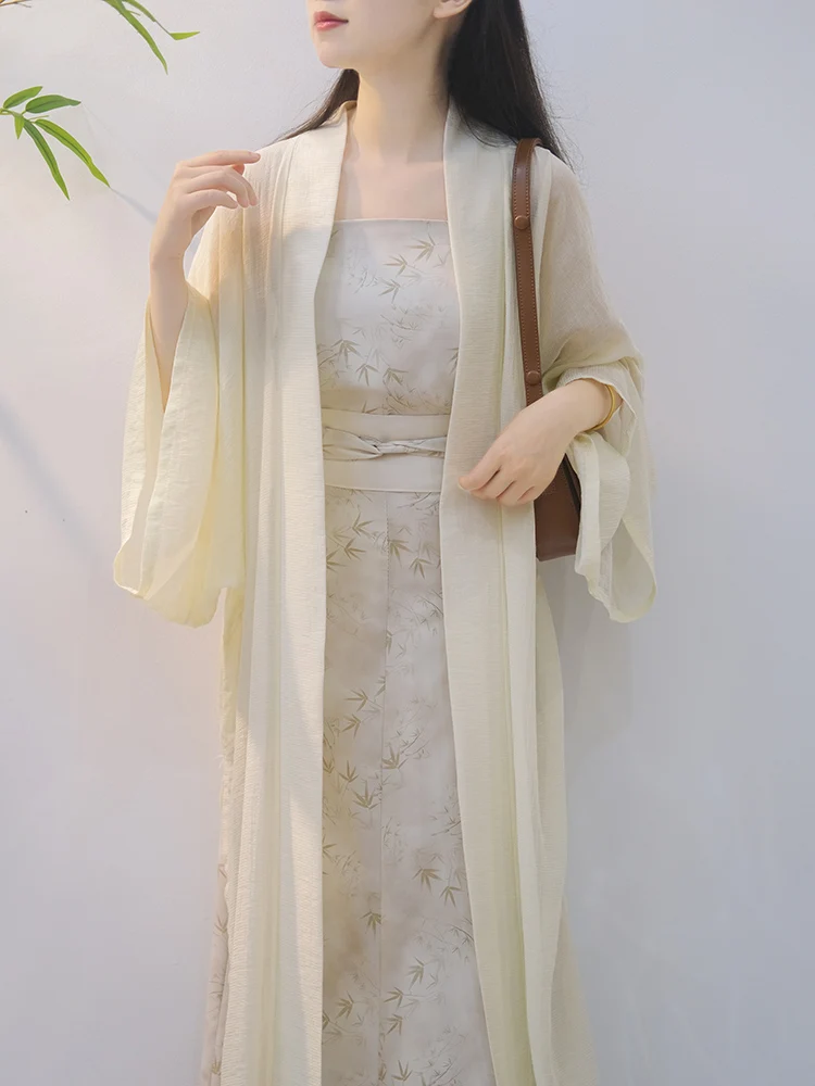 HanTingJi Original Bamboo Dye Song Dynasty Hanfu Women's Button-Up Straight Sleeve Eight Pieces Skirt Daily Commute New Chine...
HanTingJi Original Bamboo Dye Song Dynasty Hanfu Women's Button-Up Straight Sleeve Eight Pieces Skirt Daily Commute New Chine...