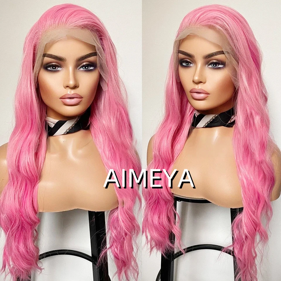 AIMEYA 13X4 Lace Frontal Wig For Women Deep Wave Synthetic Lace Wigs Preplucked Soft Hair Cosplay Party Daily Wear Wigs
AIMEYA 13X4 Lace Frontal Wig For Women Deep Wave Synthetic Lace Wigs Preplucked Soft Hair Cosplay Party Daily Wear Wigs