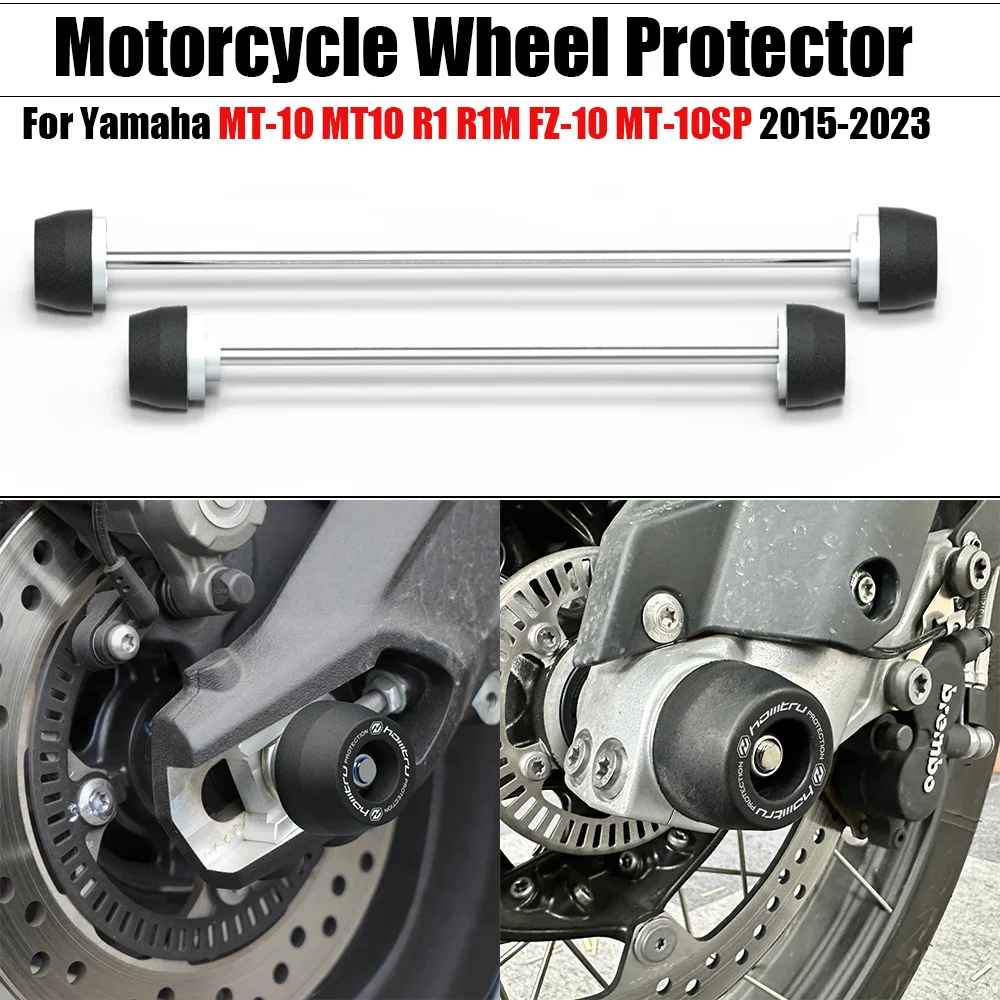 Motorcycle Wheel Protector Rear Front Axle Fork Crash Slider For Yamaha MT-10 MT10 R1 R1M FZ-10 MT-10SP 2015-2023
Motorcycle Wheel Protector Rear Front Axle Fork Crash Slider For Yamaha MT-10 MT10 R1 R1M FZ-10 MT-10SP 2015-2023