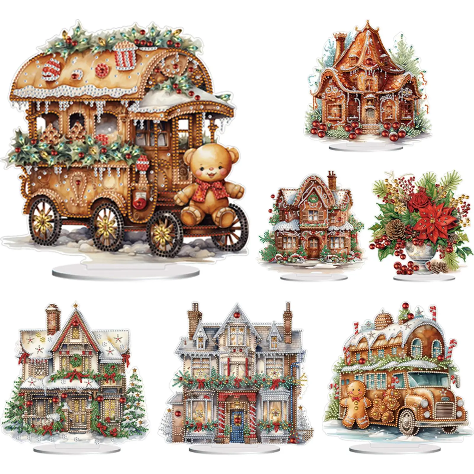 Special Shape Diamond Painting Table Decor Crystal Painting Desktop Kit Diamond Art Table Decor Christmas for Home Office Decor
Special Shape Diamond Painting Table Decor Crystal Painting Desktop Kit Diamond Art Table Decor Christmas for Home Office Decor