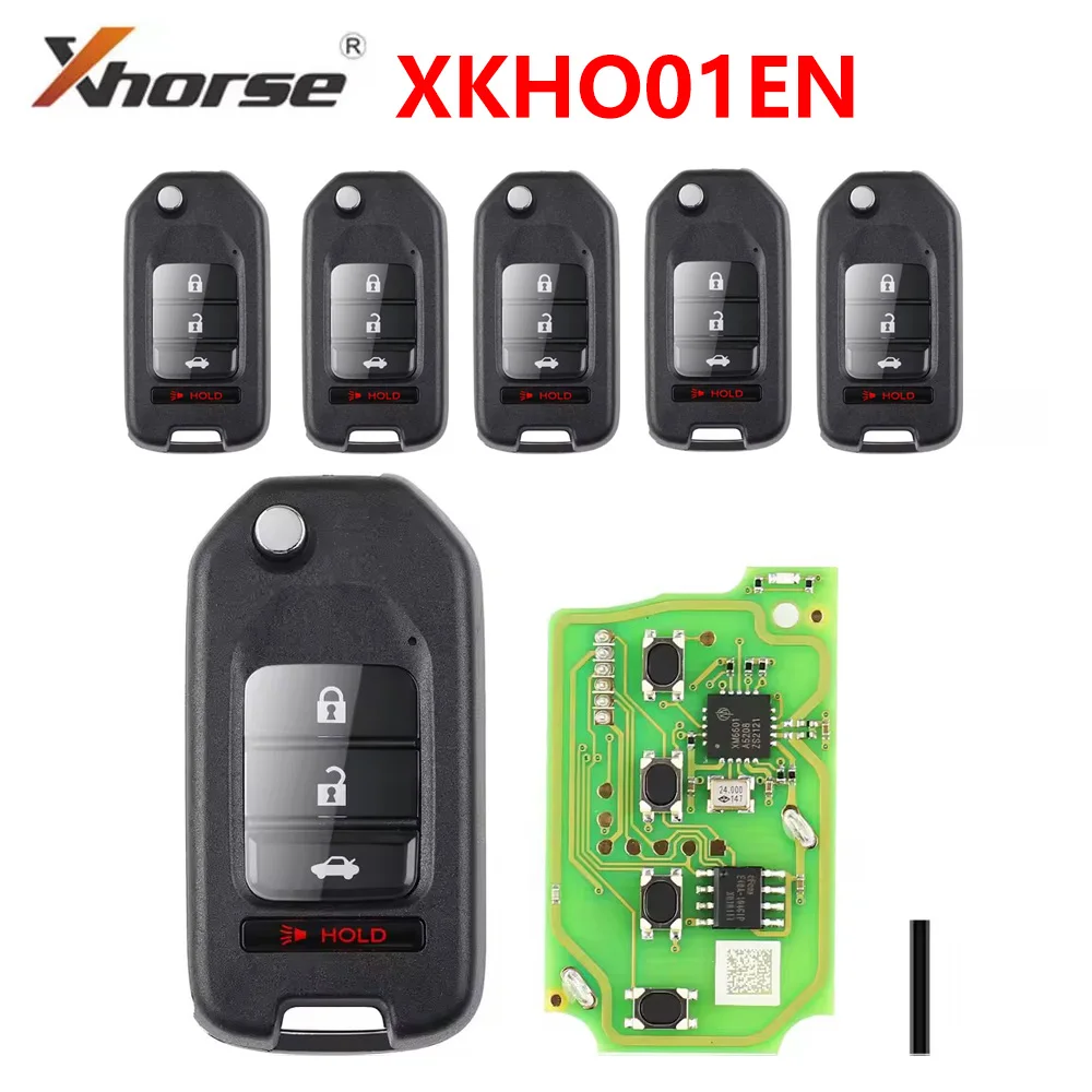 5pcs/lot Xhorse XKHO01EN Wire Remote Key Fob 3+1 Button for Honda Type English Version
5pcs/lot Xhorse XKHO01EN Wire Remote Key Fob 3+1 Button for Honda Type English Version