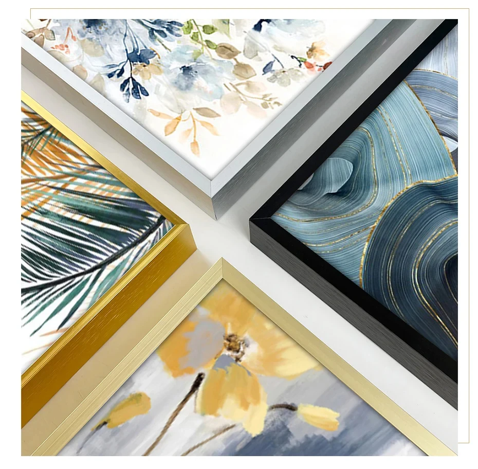 8 Colors Customisable DIY Metal Oil Painting Outer Frame Black Titanium Gold Silver Aluminium Frame Wall Art Poster Home Decor
8 Colors Customisable DIY Metal Oil Painting Outer Frame Black Titanium Gold Silver Aluminium Frame Wall Art Poster Home Decor