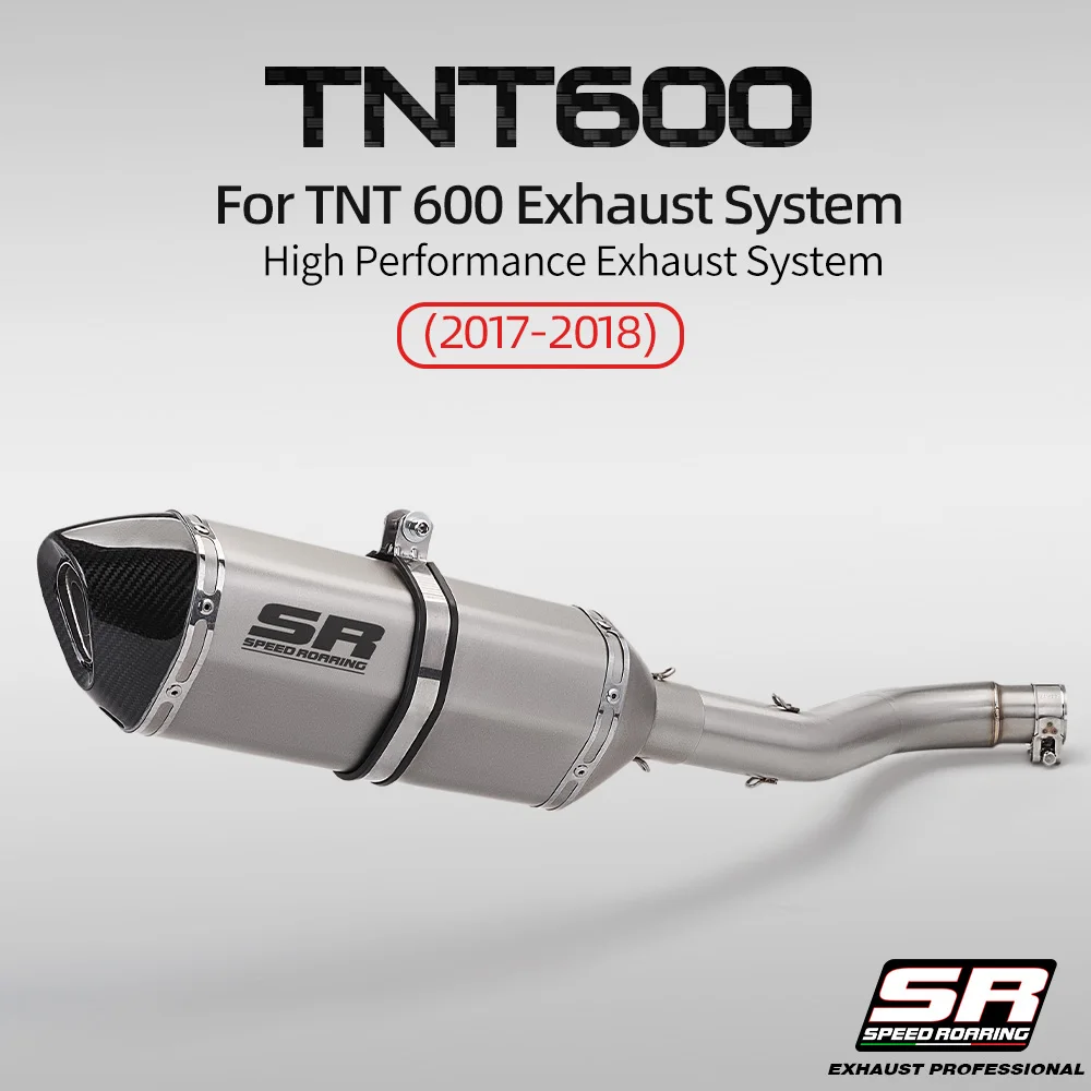 Applicable year 2017-2018 TNT600 EXHAUST SYSTEM motorcycle high-performance slip on middle and tail section large hexagon
Applicable year 2017-2018 TNT600 EXHAUST SYSTEM motorcycle high-performance slip on middle and tail section large hexagon