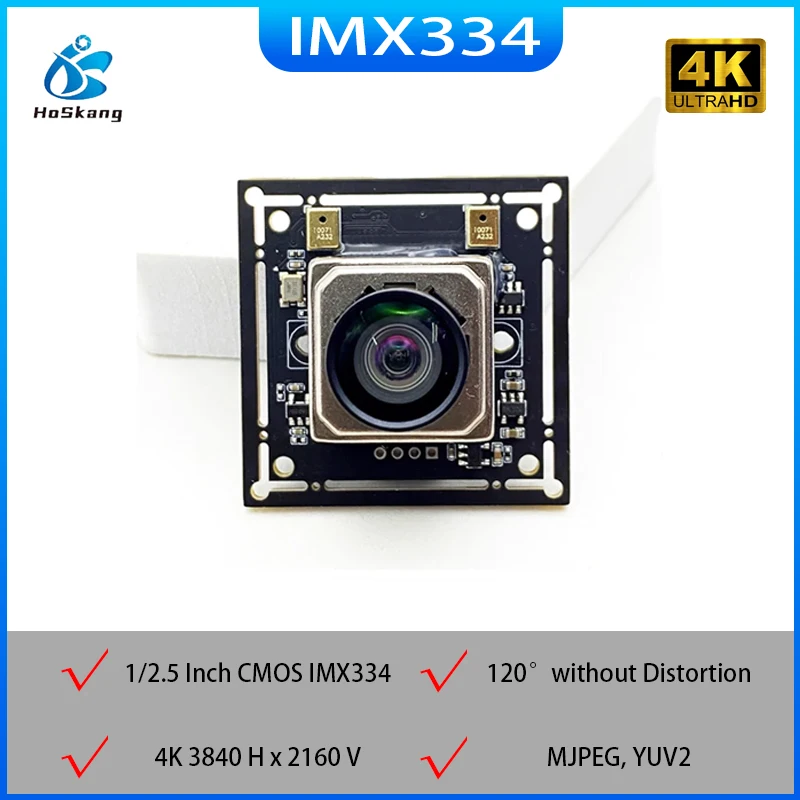 3840 x 2160 4K HD IMX334 Sensor USB Camera Module Autofoucs High Speed USB2.0 With Digital Mic UVC Drive Free
3840 x 2160 4K HD IMX334 Sensor USB Camera Module Autofoucs High Speed USB2.0 With Digital Mic UVC Drive Free