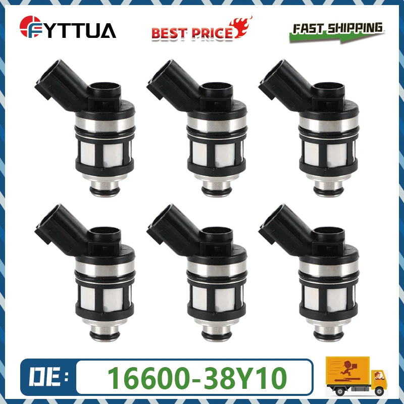 6pcs fuel Injector 16600-38Y10 16600-38Y11 For Nissan Patrol Gu Y61 TB45E 4.5L 1997-2001 JS23-1
6pcs fuel Injector 16600-38Y10 16600-38Y11 For Nissan Patrol Gu Y61 TB45E 4.5L 1997-2001 JS23-1