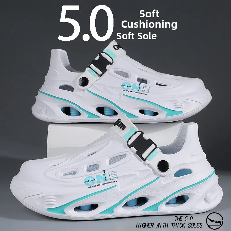 Casual Men's Summer Wearable Driving Shoes Anti-Slip Soft Bottom Beach Sandals Comfortable Hole Design Durable Leisure Footwear
Casual Men's Summer Wearable Driving Shoes Anti-Slip Soft Bottom Beach Sandals Comfortable Hole Design Durable Leisure Footwear