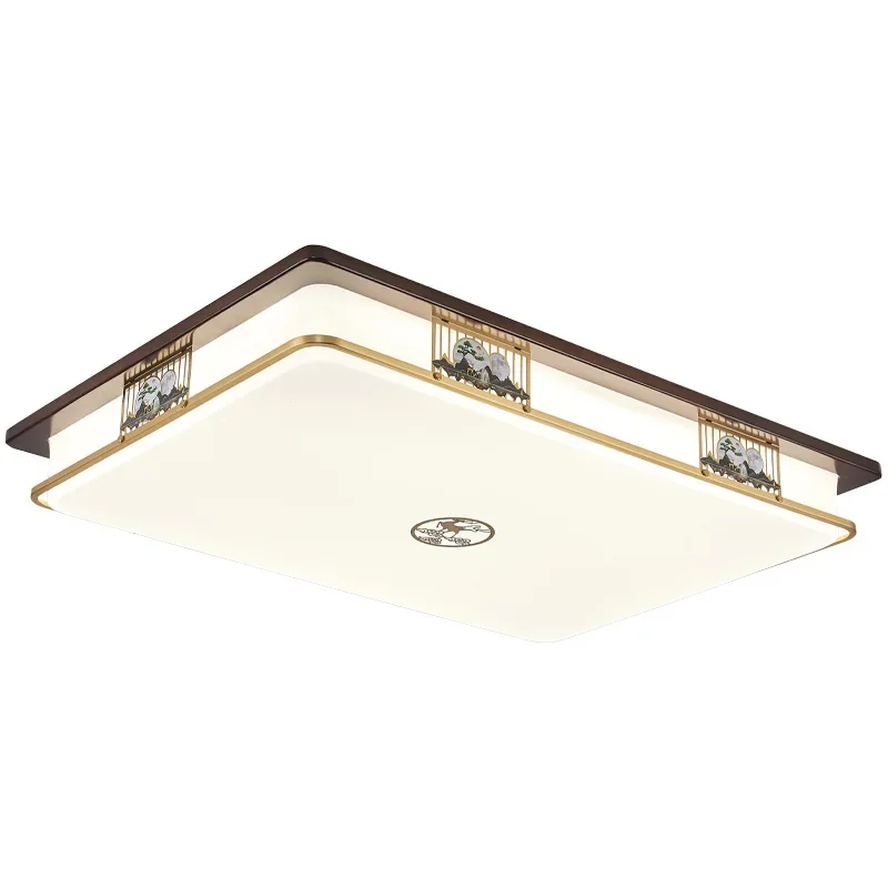 New Chinese living room ceiling lamp hall high-end solid wood
New Chinese living room ceiling lamp hall high-end solid wood