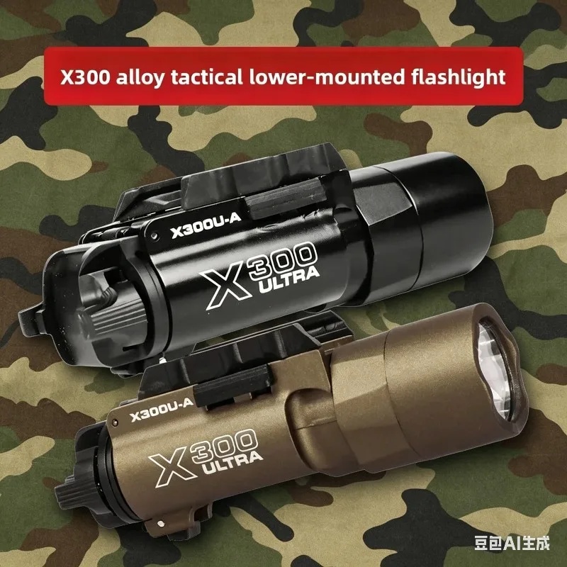 2026 Tactical Alloy X300U X300 Ultra Flashlight 500 Lumens Strobe Light Outdoor Torch
2026 Tactical Alloy X300U X300 Ultra Flashlight 500 Lumens Strobe Light Outdoor Torch
