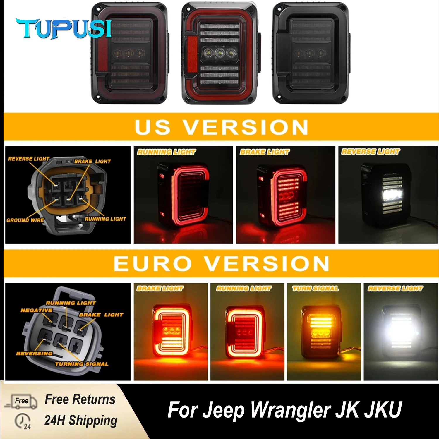 New Design Car Light Assembly LED Tail Lamp For Jeep Wrangler JK JKU 2007-2017 30W Reverse light Daytime Running Light 
New Design Car Light Assembly LED Tail Lamp For Jeep Wrangler JK JKU 2007-2017 30W Reverse light Daytime Running Light