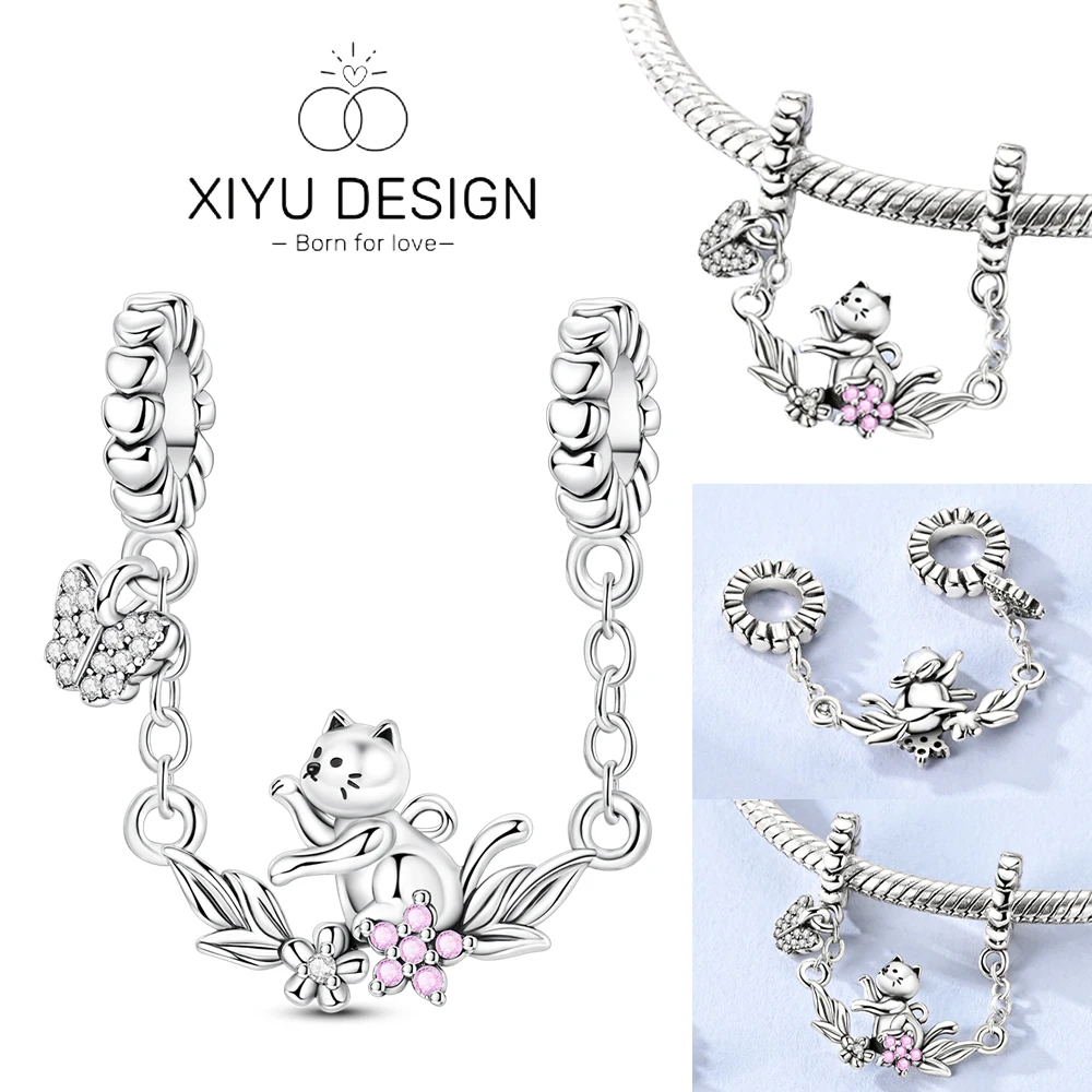 925 Sterling Silver Original Cat Butterfly Pendant Swing Beads Charms Fit Diy Bracelet Keychain Jewelry For Women Gifts
925 Sterling Silver Original Cat Butterfly Pendant Swing Beads Charms Fit Diy Bracelet Keychain Jewelry For Women Gifts