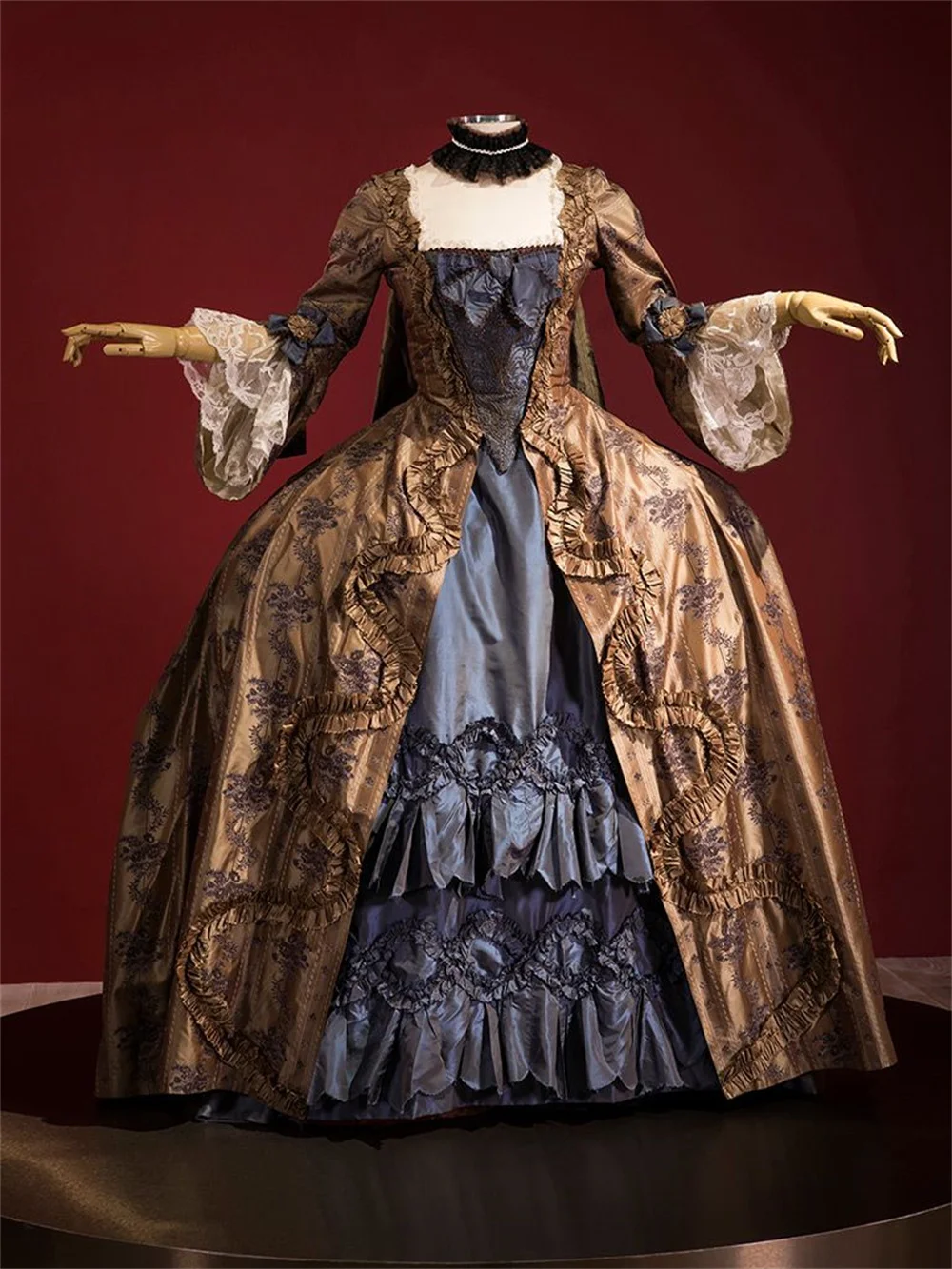 Robe A La Francaise 18th Century Retro Victorian Vintage Queen Marie Antoinette Costume rococo Georgian Duchess Dress ball gown
Robe A La Francaise 18th Century Retro Victorian Vintage Queen Marie Antoinette Costume rococo Georgian Duchess Dress ball gown