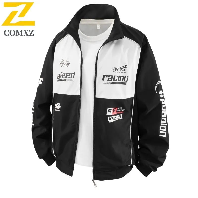 Men Casual Color Block Jacket Windproof Waterproof Stand Collar Loose Spring Autumn Outdoor Coat Lightweight Travel Windbreaker
Men Casual Color Block Jacket Windproof Waterproof Stand Collar Loose Spring Autumn Outdoor Coat Lightweight Travel Windbreaker