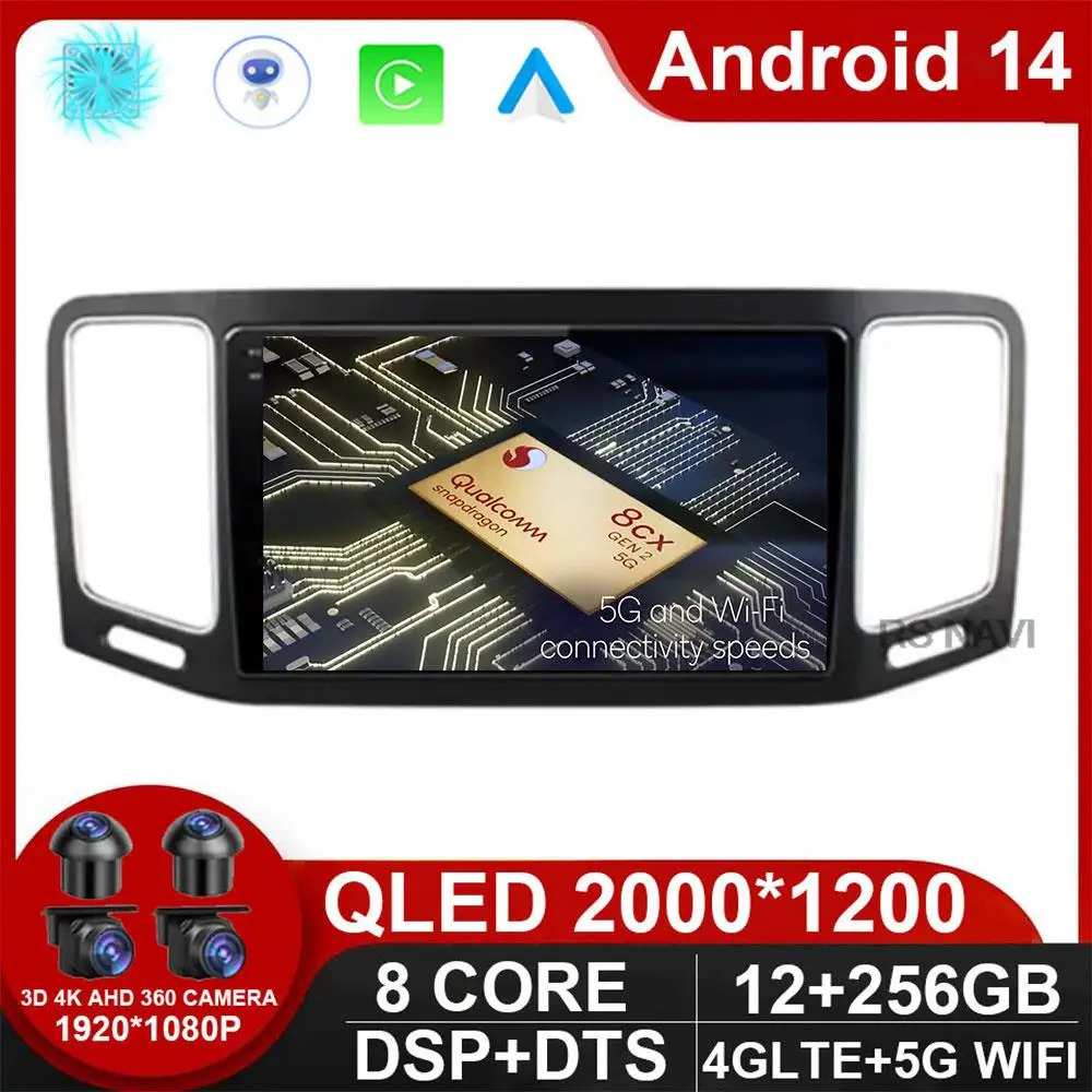 9'' Android 14 Auto For Volkswagen VW Sharan 2012 - 2018 Navigation GPS Autoradio Car Stero Radio Player Multimedia Monitor Head
9'' Android 14 Auto For Volkswagen VW Sharan 2012 - 2018 Navigation GPS Autoradio Car Stero Radio Player Multimedia Monitor Head