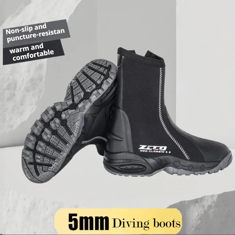 Men Women 5mm Neoprene Dive Boots Wetsuit Side Zipper Snorkeling Scuba Diving Shoes Boots Water Sports Shoe Accessories
Men Women 5mm Neoprene Dive Boots Wetsuit Side Zipper Snorkeling Scuba Diving Shoes Boots Water Sports Shoe Accessories