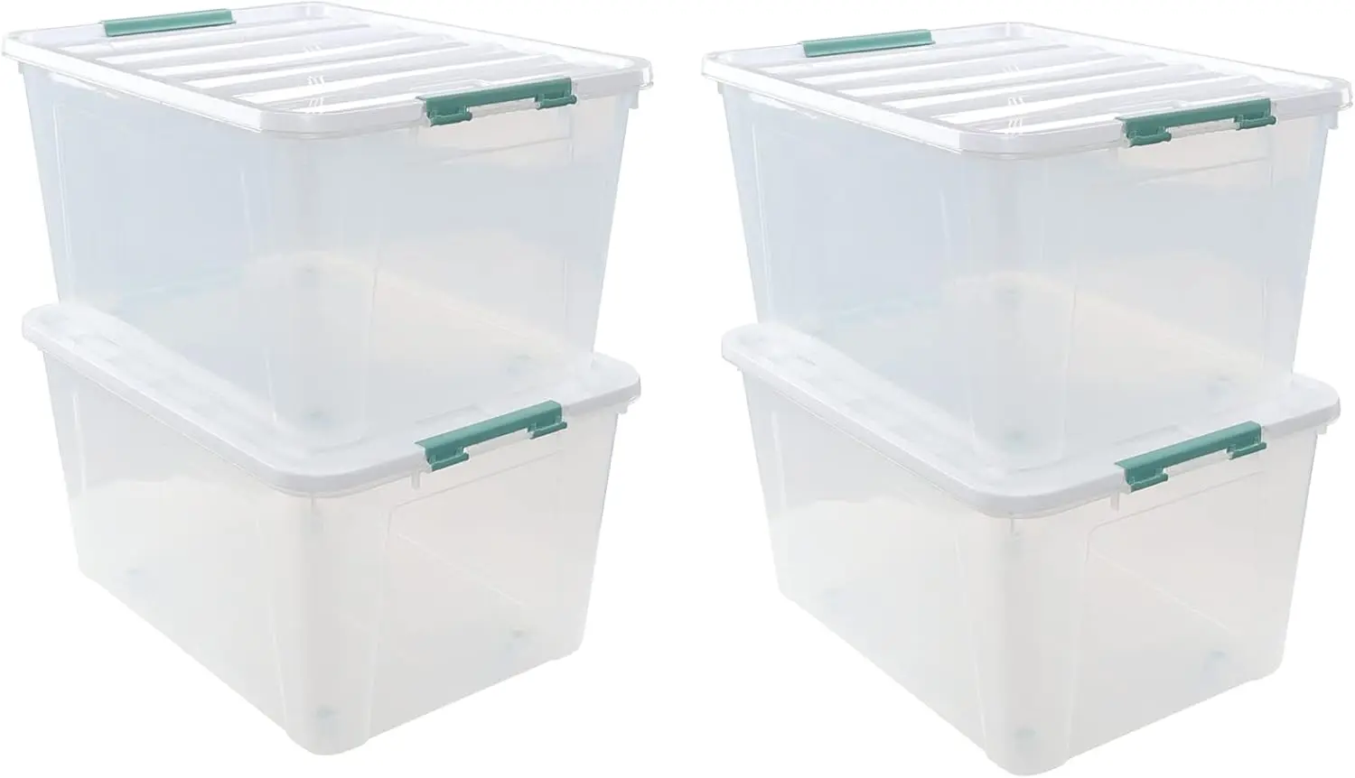 85 Quart Plastic Storage Bin, Stackable and Nestable Storage Boxes with Lids and Secure Latching Buckles, Large Storage
85 Quart Plastic Storage Bin, Stackable and Nestable Storage Boxes with Lids and Secure Latching Buckles, Large Storage