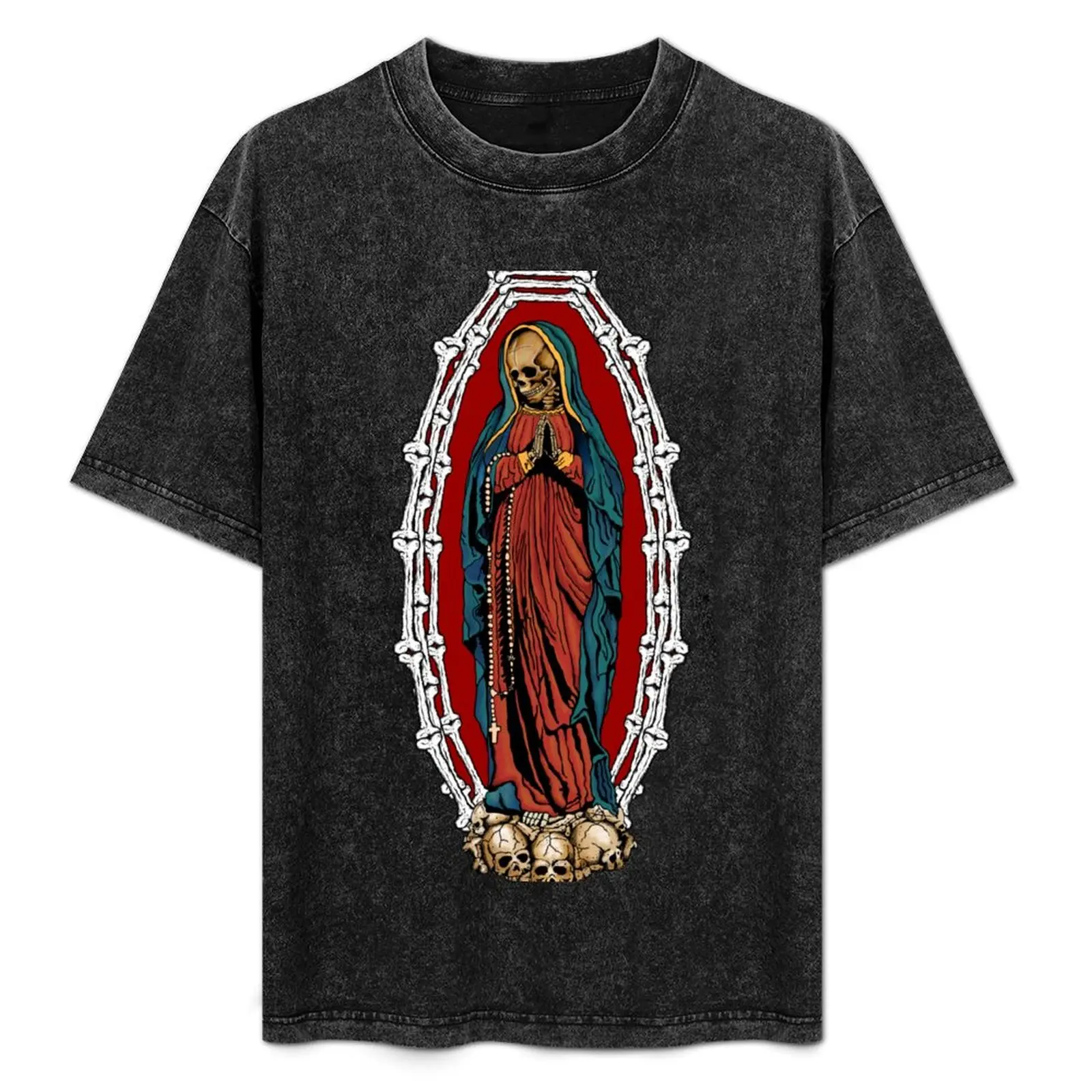 Santa Muerte T-Shirt Street Style Casual Tee Shirt
Santa Muerte T-Shirt Street Style Casual Tee Shirt