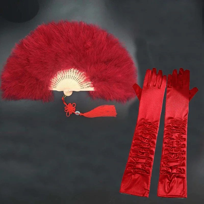 Women Sexy Handheld Retro Marabou Feather Fan Flapper Accessories Fancy Dress Hen Tea Party Satin Long Finger Gloves Props
Women Sexy Handheld Retro Marabou Feather Fan Flapper Accessories Fancy Dress Hen Tea Party Satin Long Finger Gloves Props