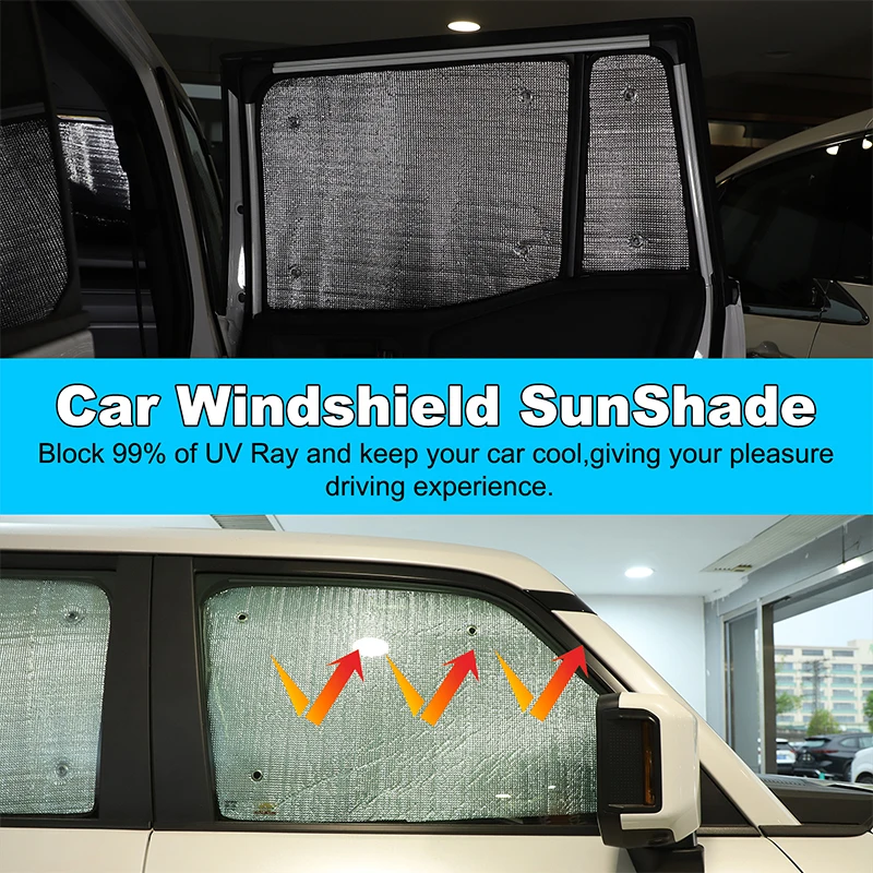 For Toyota Land Cruiser Prado 250 LC250 2024+ Aluminum Foil Silver Car Full Window Glass UV Sunshade Car Protection Accessories
For Toyota Land Cruiser Prado 250 LC250 2024+ Aluminum Foil Silver Car Full Window Glass UV Sunshade Car Protection Accessories