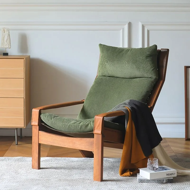 Nordic Italian single sofa leisure recliner walnut retro medieval French chair removable and washable
Nordic Italian single sofa leisure recliner walnut retro medieval French chair removable and washable