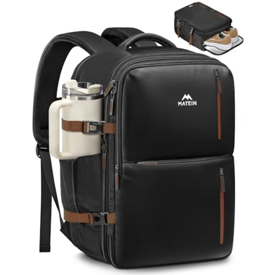 18x14x8 Inch Travel Backpack Personal Item, Expandable Underseat Backpack for Airplane with Shoe Compartment, TSA Airline Appro
18x14x8 Inch Travel Backpack Personal Item, Expandable Underseat Backpack for Airplane with Shoe Compartment, TSA Airline Appro