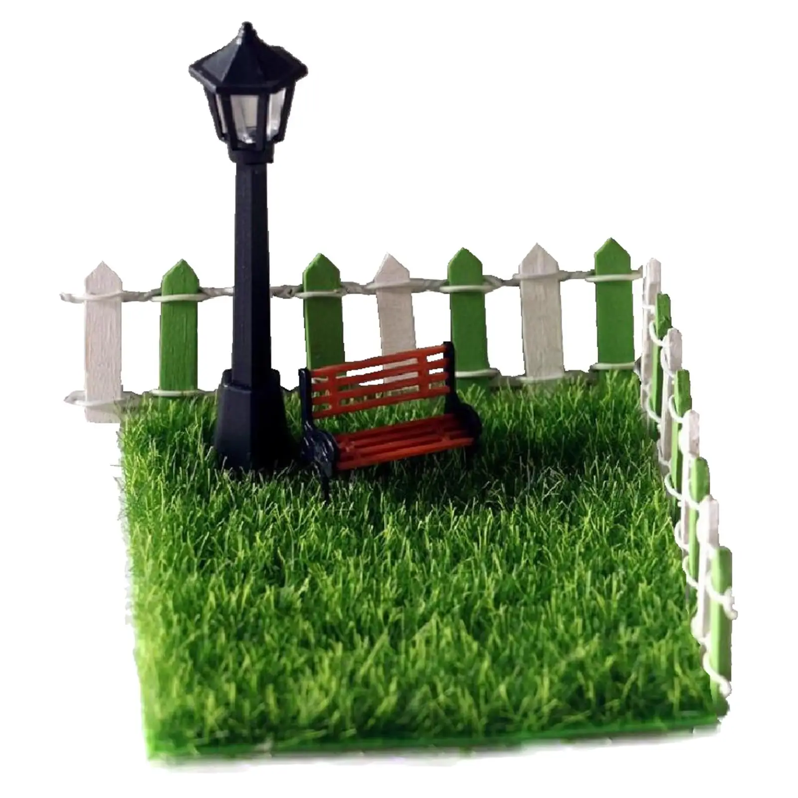 7 Pcs 1:12 Scale Miniature Dollhouse Garden , Lawn, Street Light and Fence Accessory Kits for Outdoor Dollhouse Decoration
7 Pcs 1:12 Scale Miniature Dollhouse Garden , Lawn, Street Light and Fence Accessory Kits for Outdoor Dollhouse Decoration
