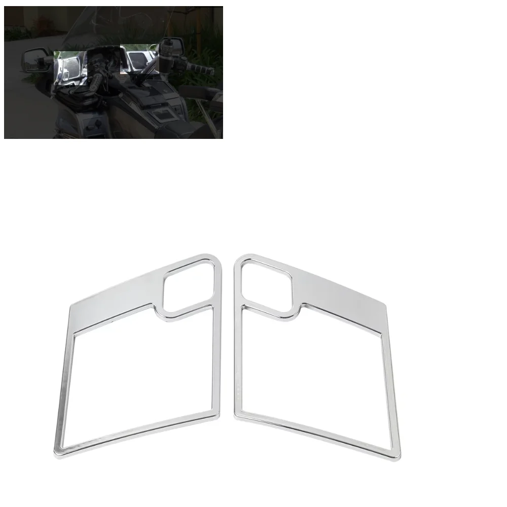 Chrome Motorcycle Front Speaker Accent Trim ABS Plastic Decorate For Honda GL1500 GoldWing GL1500SE 1988-1996 1997 1998 2000
Chrome Motorcycle Front Speaker Accent Trim ABS Plastic Decorate For Honda GL1500 GoldWing GL1500SE 1988-1996 1997 1998 2000