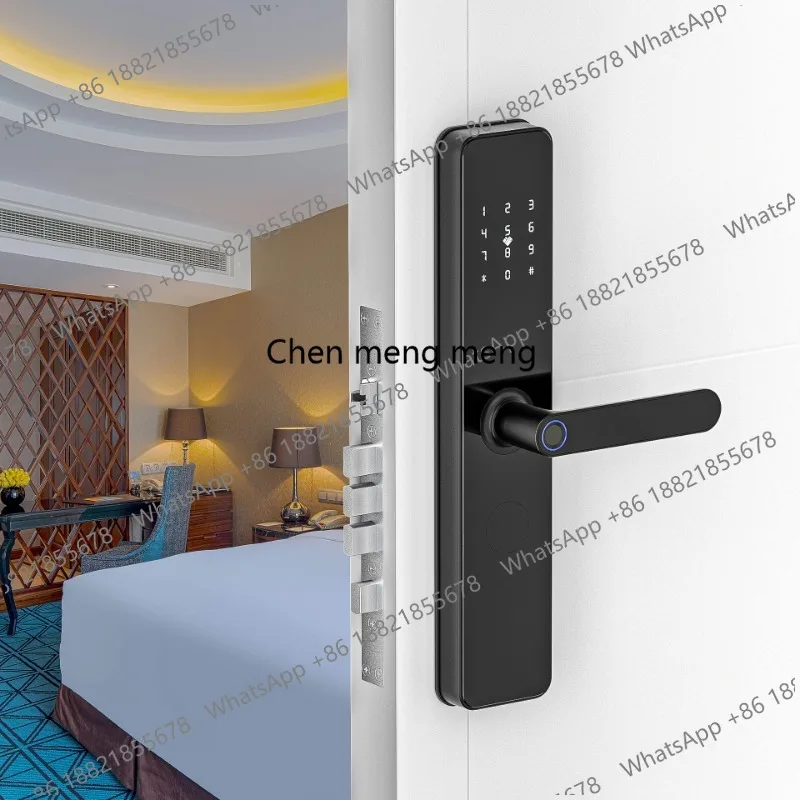 Замок с паролем для отеля, апартаментов, B&B, деревянная дверь, замок с функцией считывания отпечатков пальцев и карты доступа.
Замок с паролем для отеля, апартаментов, B&B, деревянная дверь, замок с функцией считывания отпечатков пальцев и карты доступа.