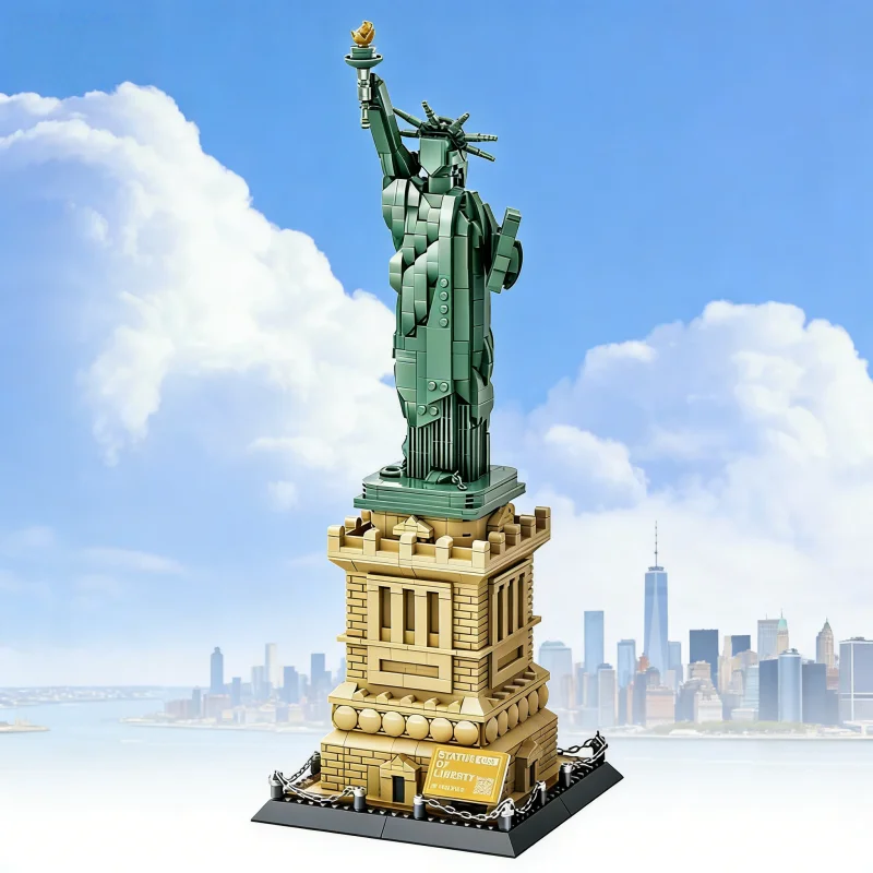 Statue of Liberty Building Blocks Set | 1:300 Scale New York Landmark Model | DIY Architecture Kit | Collectible Desktop Decor G
Statue of Liberty Building Blocks Set | 1:300 Scale New York Landmark Model | DIY Architecture Kit | Collectible Desktop Decor G