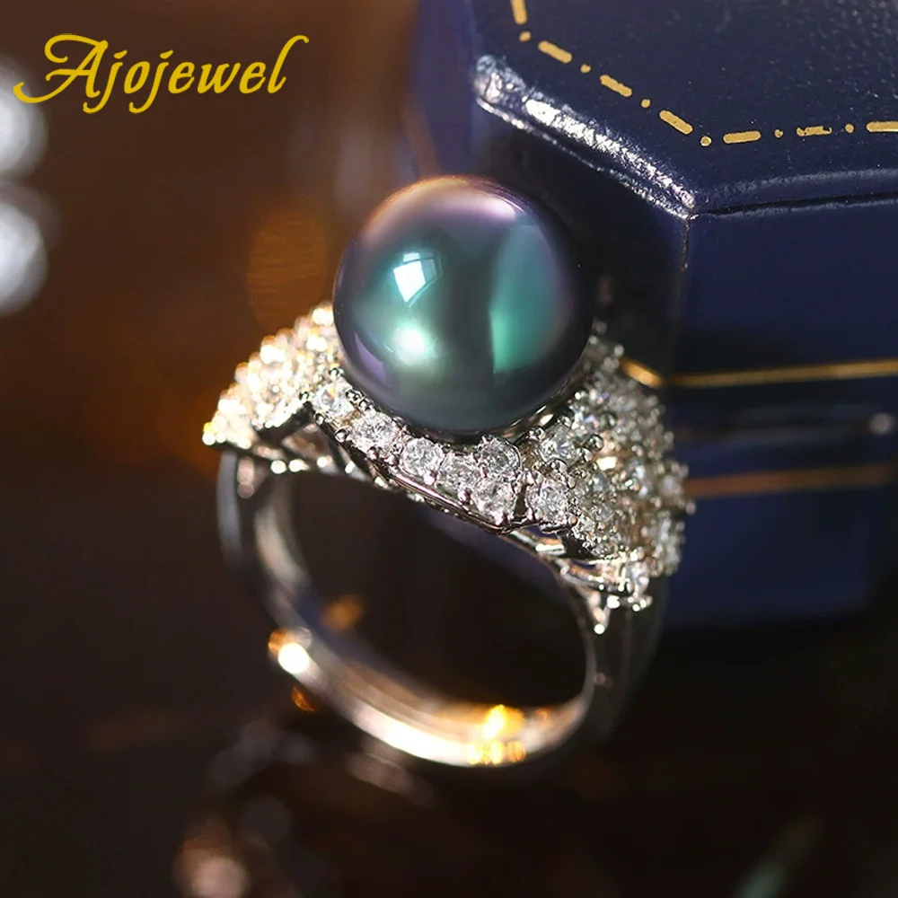 Ajojewel French Style Elegant Gray Pearl Ring Open Finger Jewelry With Cubic Zircon Ins Jewelry
Ajojewel French Style Elegant Gray Pearl Ring Open Finger Jewelry With Cubic Zircon Ins Jewelry
