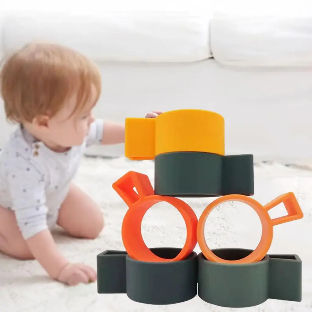 Silicone Stacking Blocks Educational Toys Brain Development for Toddler
Silicone Stacking Blocks Educational Toys Brain Development for Toddler