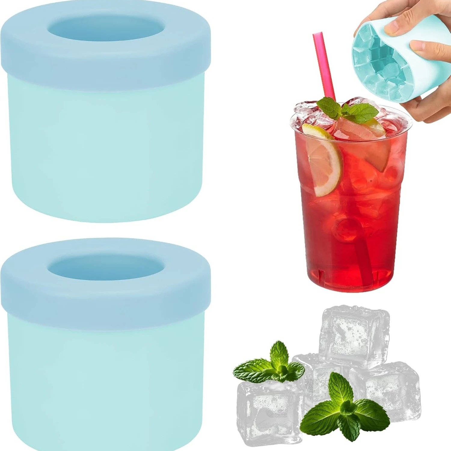 Silicone Ice Cube Mold Round Ice Bucket Summer Homemade DIY Refrigerator Freeze Ice Maker Creative Mold Barware Tools
Silicone Ice Cube Mold Round Ice Bucket Summer Homemade DIY Refrigerator Freeze Ice Maker Creative Mold Barware Tools