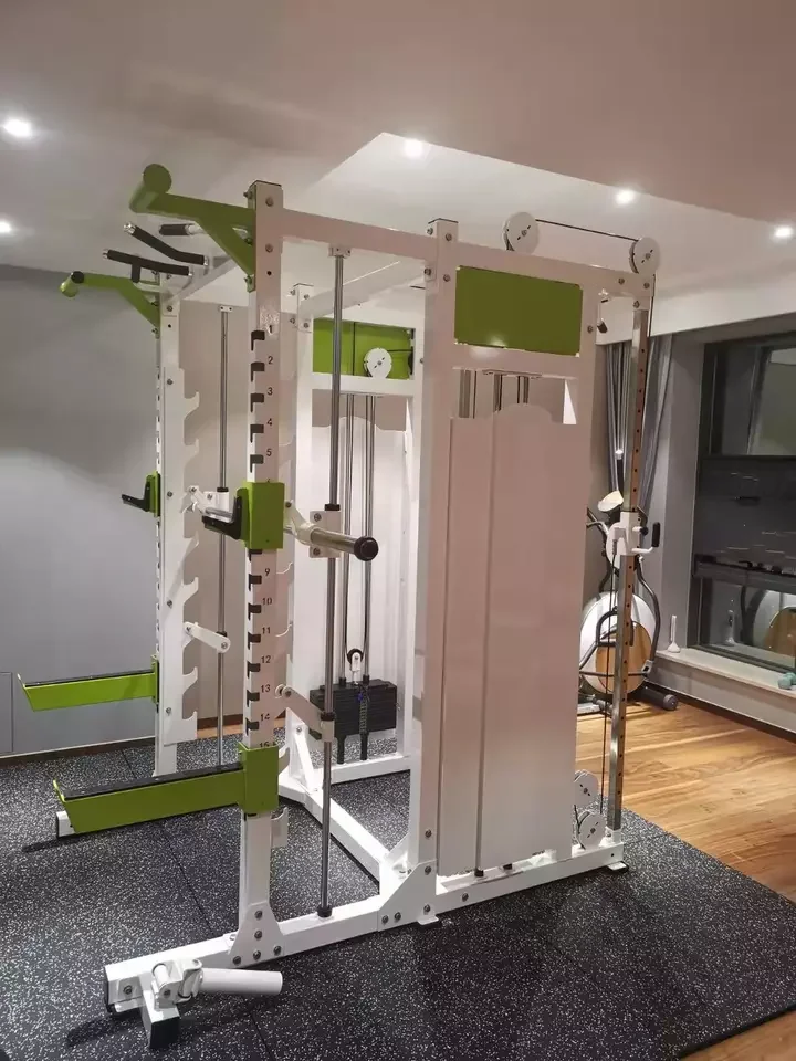 Wholesale Multi 3 in 1 Function Gym Equipment Smith Machine with Squat Power Rack Half Rack Multi Functional Trainer 
Wholesale Multi 3 in 1 Function Gym Equipment Smith Machine with Squat Power Rack Half Rack Multi Functional Trainer
