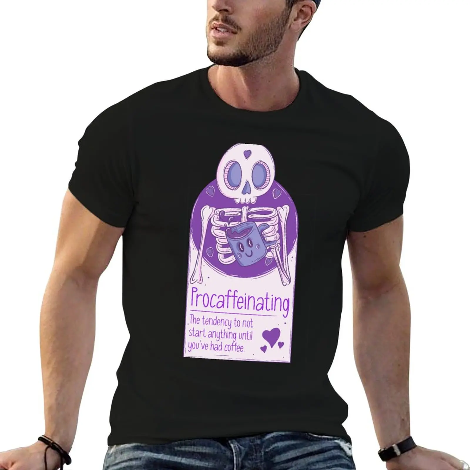 Procaffeinating: Skeleton's Brew T-Shirt anime figures animal prinfor boys cotton graphic tees mens plain t shirts
Procaffeinating: Skeleton's Brew T-Shirt anime figures animal prinfor boys cotton graphic tees mens plain t shirts
