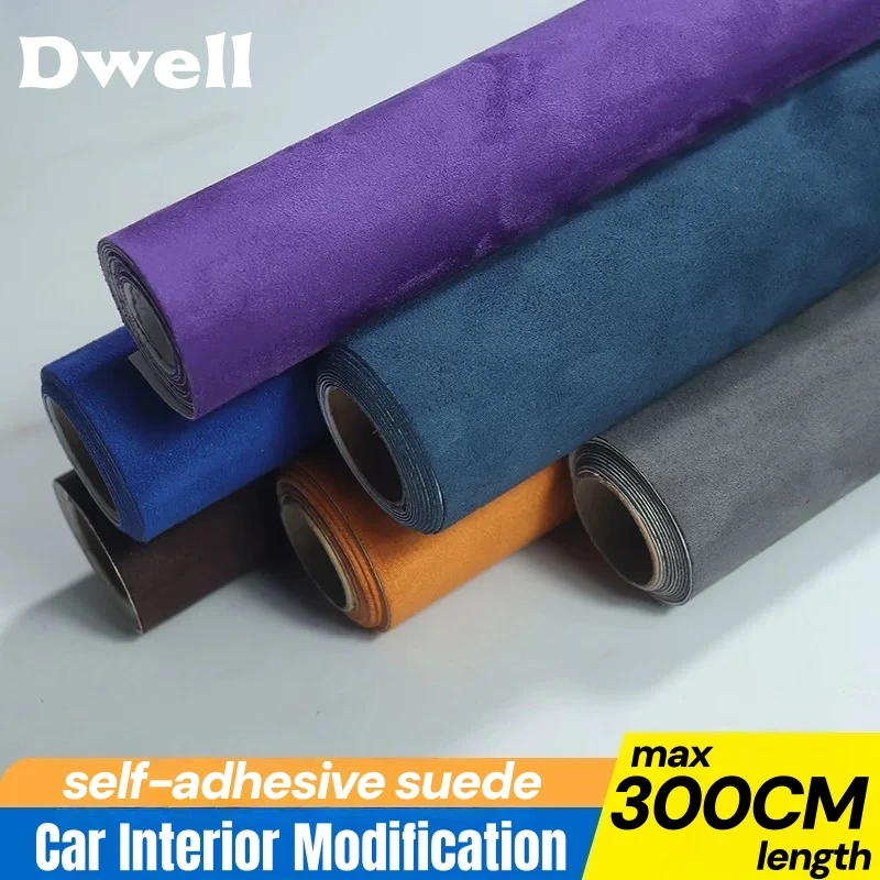 Suede Fabric Wrap Microfiber Fabric Self-Adhesive Suede Leather for Car Interior Film Sticker DIY Elastic Peel Stretch Fabrics
Suede Fabric Wrap Microfiber Fabric Self-Adhesive Suede Leather for Car Interior Film Sticker DIY Elastic Peel Stretch Fabrics