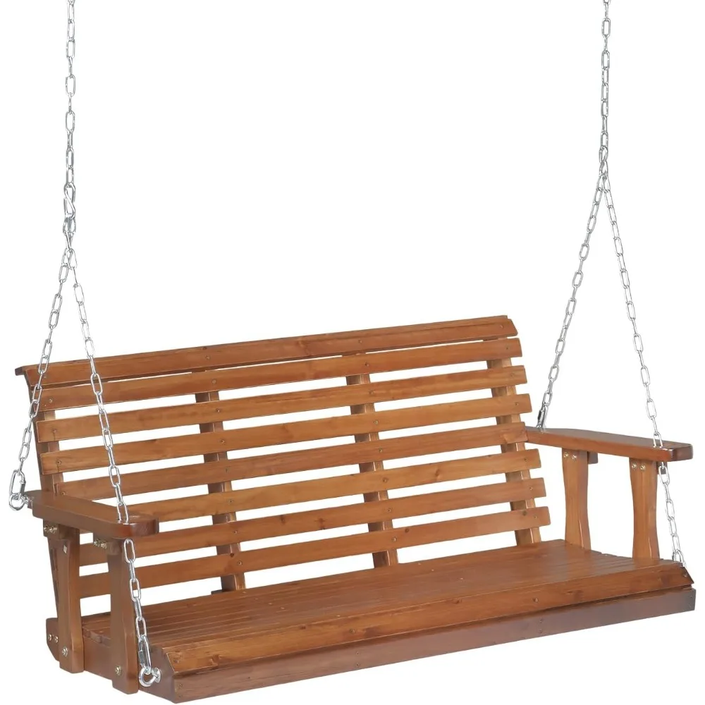 4.5 FT Outdoor Porch Swing, Upgraded XL Size Seat Depth & Back Height Wooden Patio Swing, Heavy Duty 880 LBS Front Hanging Swin
4.5 FT Outdoor Porch Swing, Upgraded XL Size Seat Depth & Back Height Wooden Patio Swing, Heavy Duty 880 LBS Front Hanging Swin