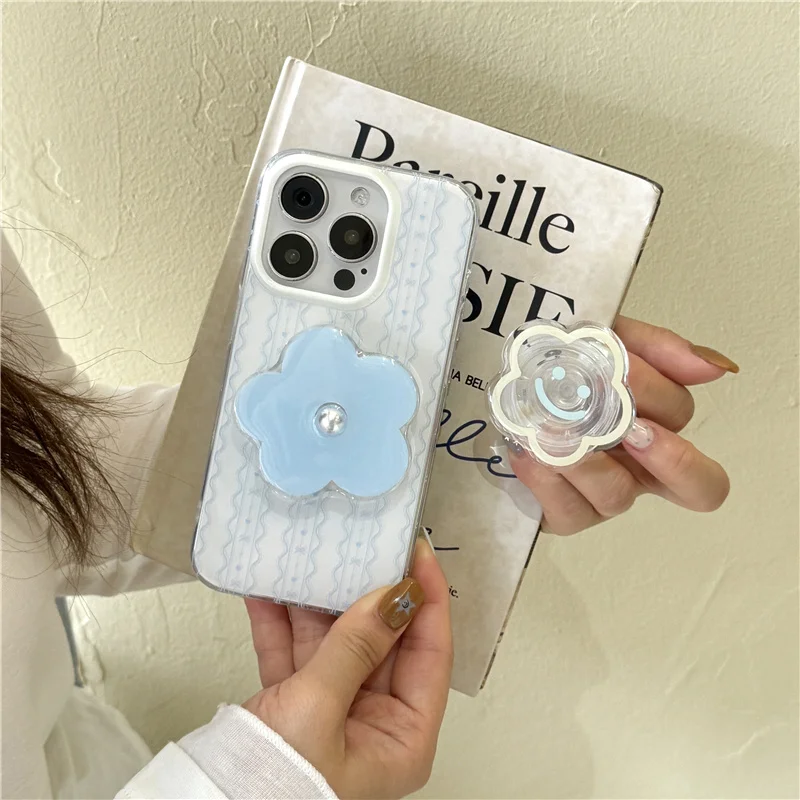 Korean Ins Wave Pattern Phone Case For iPhone 16 Pro 15 14 13 Pro Max Cover with Flower Stand Holder Cute Cases 15 Promax Funda
Korean Ins Wave Pattern Phone Case For iPhone 16 Pro 15 14 13 Pro Max Cover with Flower Stand Holder Cute Cases 15 Promax Funda