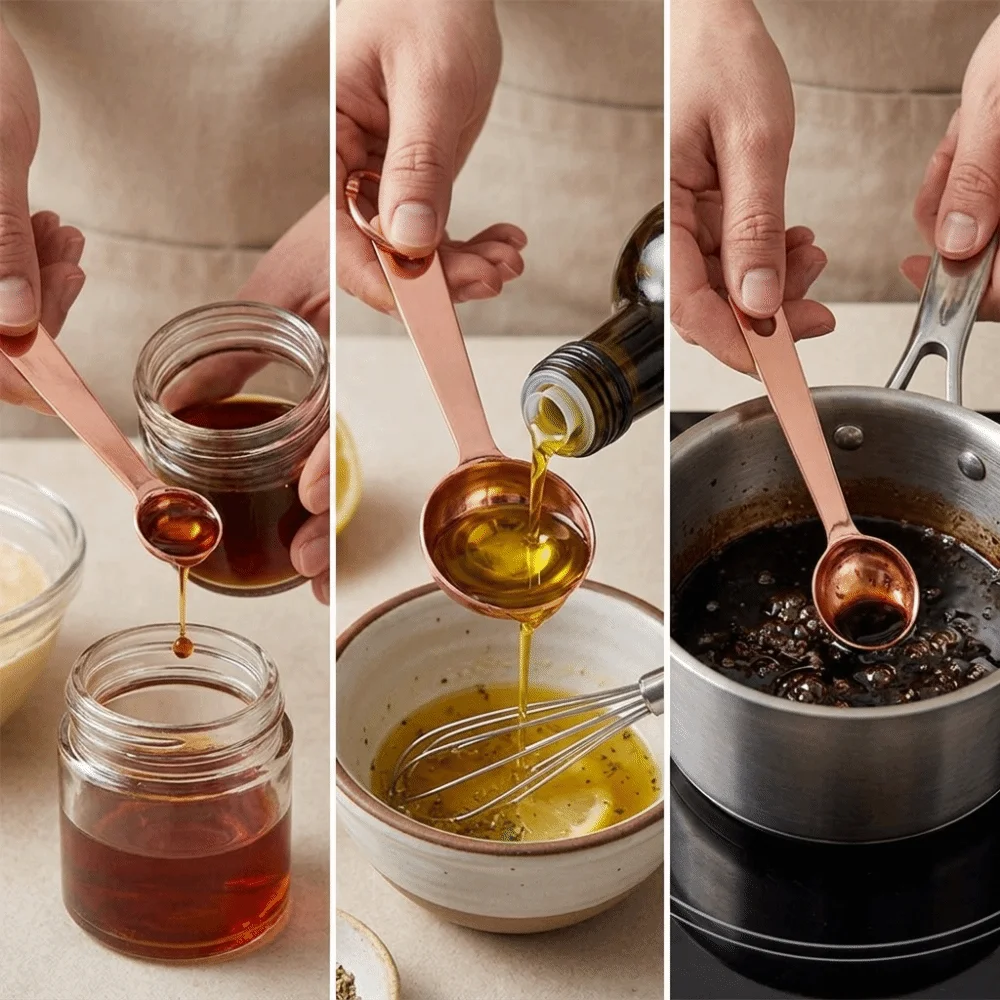 6Pcs Rustless Steel Measuring Cups Firm Connection Smooth Measuring Set Anti slip Handle Precise Capacity Measuring Spoons Home
6Pcs Rustless Steel Measuring Cups Firm Connection Smooth Measuring Set Anti slip Handle Precise Capacity Measuring Spoons Home