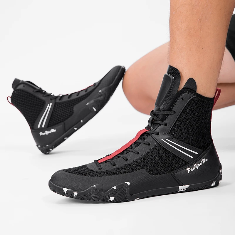 Classic Brand New Luxury Men Wrestling Boot Competition Sport Gym Training Shoe Comfortable Anti Slip Boxing Fighting Boot 39-47
Classic Brand New Luxury Men Wrestling Boot Competition Sport Gym Training Shoe Comfortable Anti Slip Boxing Fighting Boot 39-47