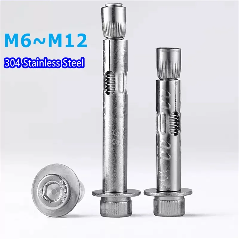M6 M8 M10 M12 304 Stainless Steel Hex Socket Head Built-in Expansion Bolts Screws Allen Internal Expansion Concrete Anchor Bolt
M6 M8 M10 M12 304 Stainless Steel Hex Socket Head Built-in Expansion Bolts Screws Allen Internal Expansion Concrete Anchor Bolt
