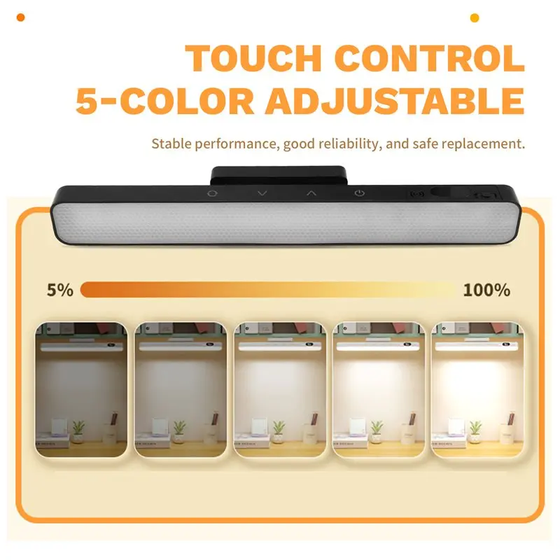 AWAH Kitchen Ceiling Light Rechargeable Touch Table Lamp 5 Colors Dimmable Mirror Light Remote Control
AWAH Kitchen Ceiling Light Rechargeable Touch Table Lamp 5 Colors Dimmable Mirror Light Remote Control
