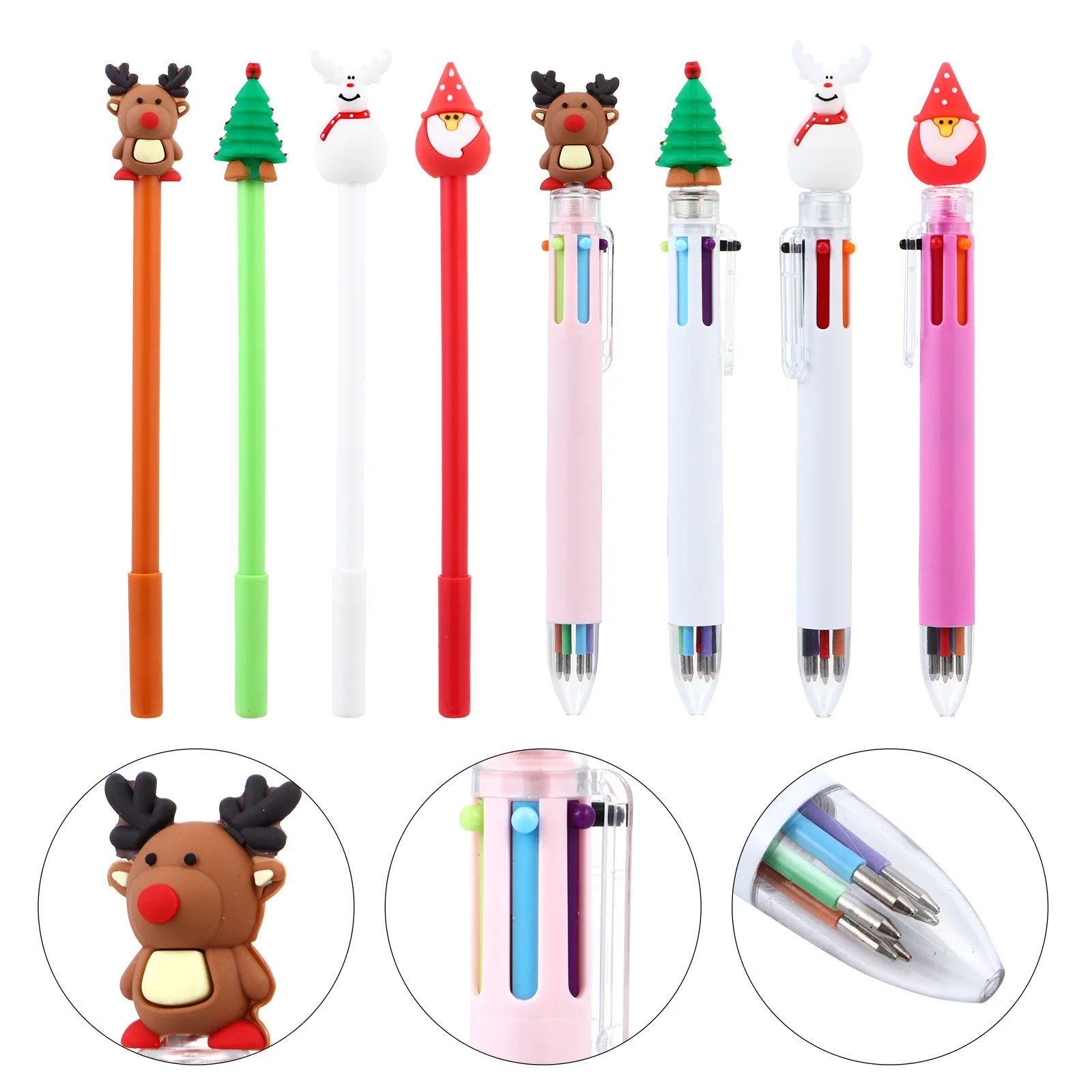 8Pcs Festival Gel Pen Christmas Theme Ink Smooth Stable Flow Unique Design Room Decor Writing Tool for Students
8Pcs Festival Gel Pen Christmas Theme Ink Smooth Stable Flow Unique Design Room Decor Writing Tool for Students