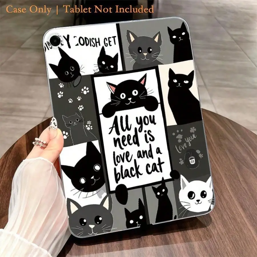 Прозрачный чехол Black Cat для iPad Pro/Air/2025 iPad (A16) 11 дюймов, ударопрочный, для моделей 10.9/13/10.5/9.7/12.9 дюймов
Прозрачный чехол Black Cat для iPad Pro/Air/2025 iPad (A16) 11 дюймов, ударопрочный, для моделей 10.9/13/10.5/9.7/12.9 дюймов